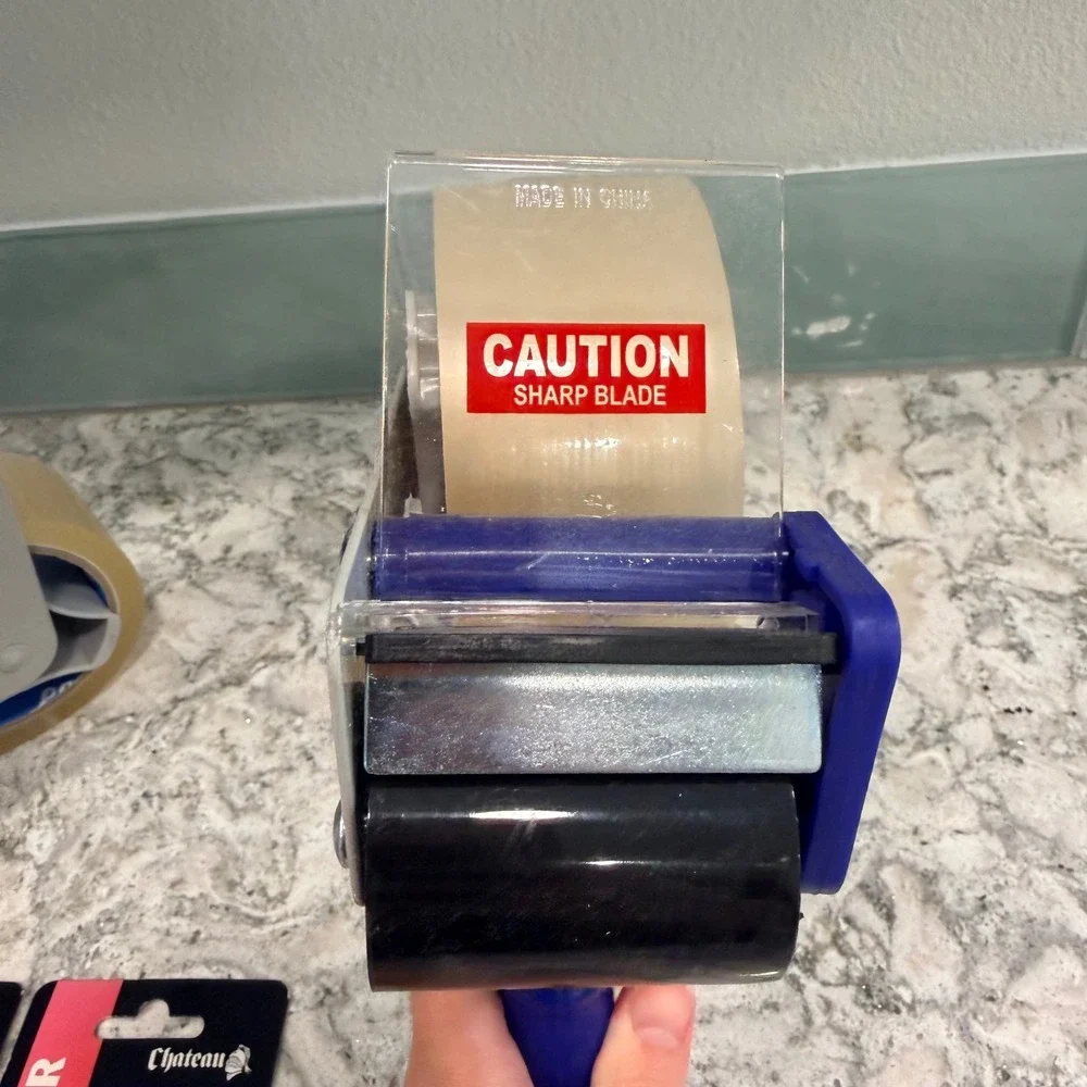 Lot of 3 Packing Tape Gun Dispensers with 2